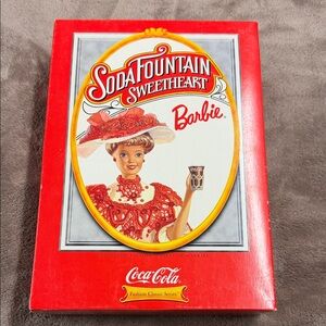 CocaCola Soda Fountain Sweetheart Barbie fashion classic collectors edition 1st
